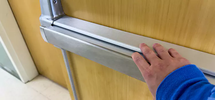 Installing a Push Bar on a Door Tacoma